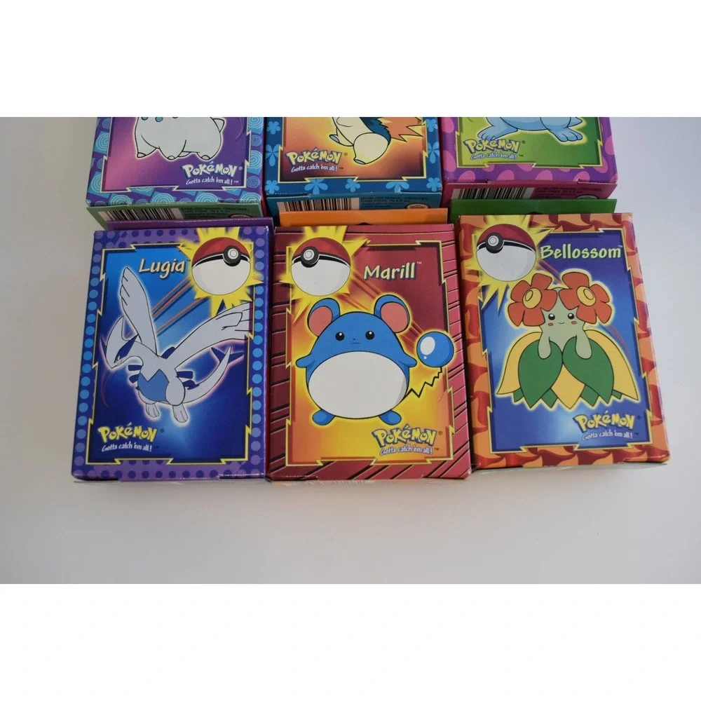 Pokemon Lot of 6 Gen 2 50 Piece Puzzles Lugia Johto Starters MB New Sealed